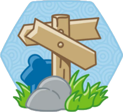 Logo for Meeples Crossing