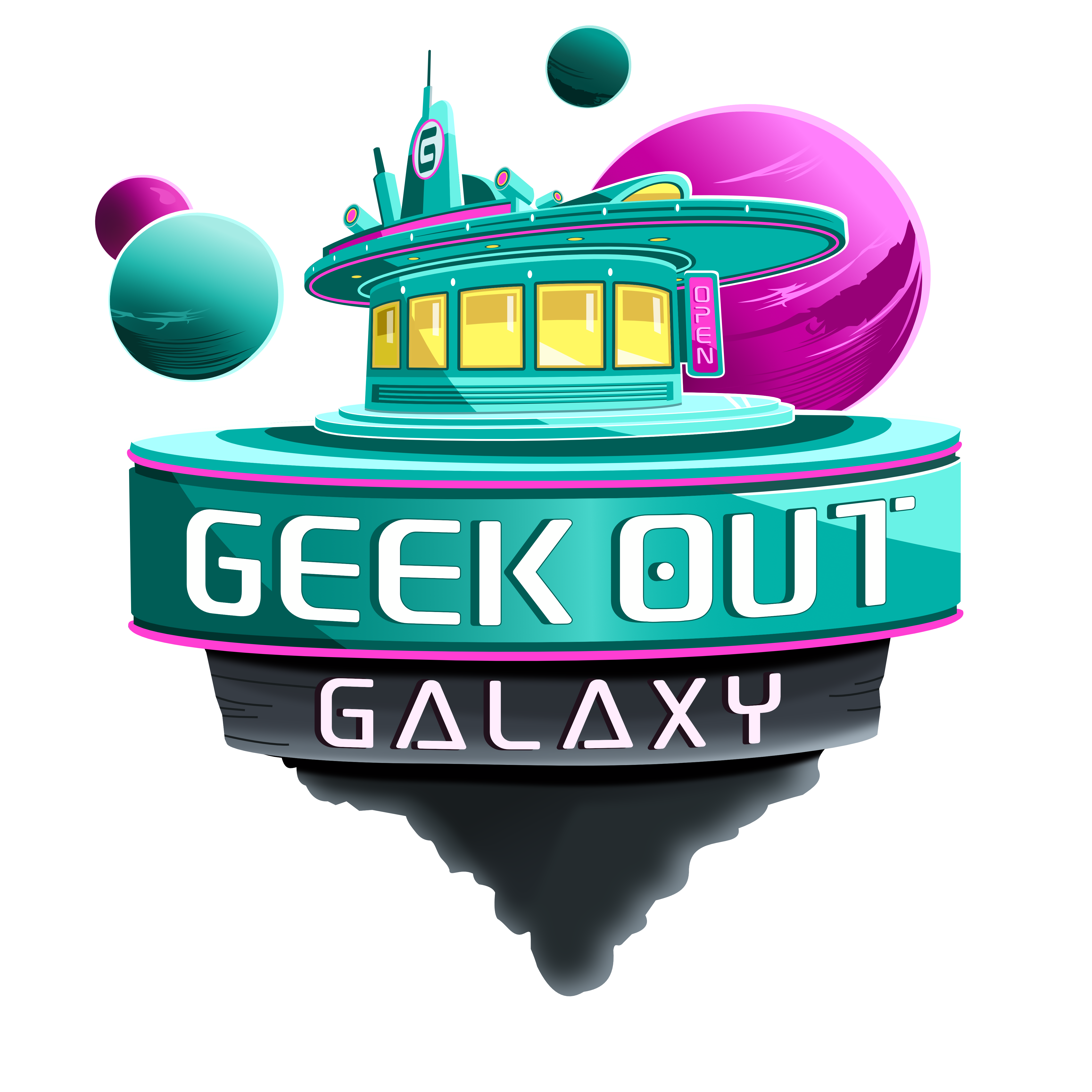 Logo for GEEK OUT GALAXY