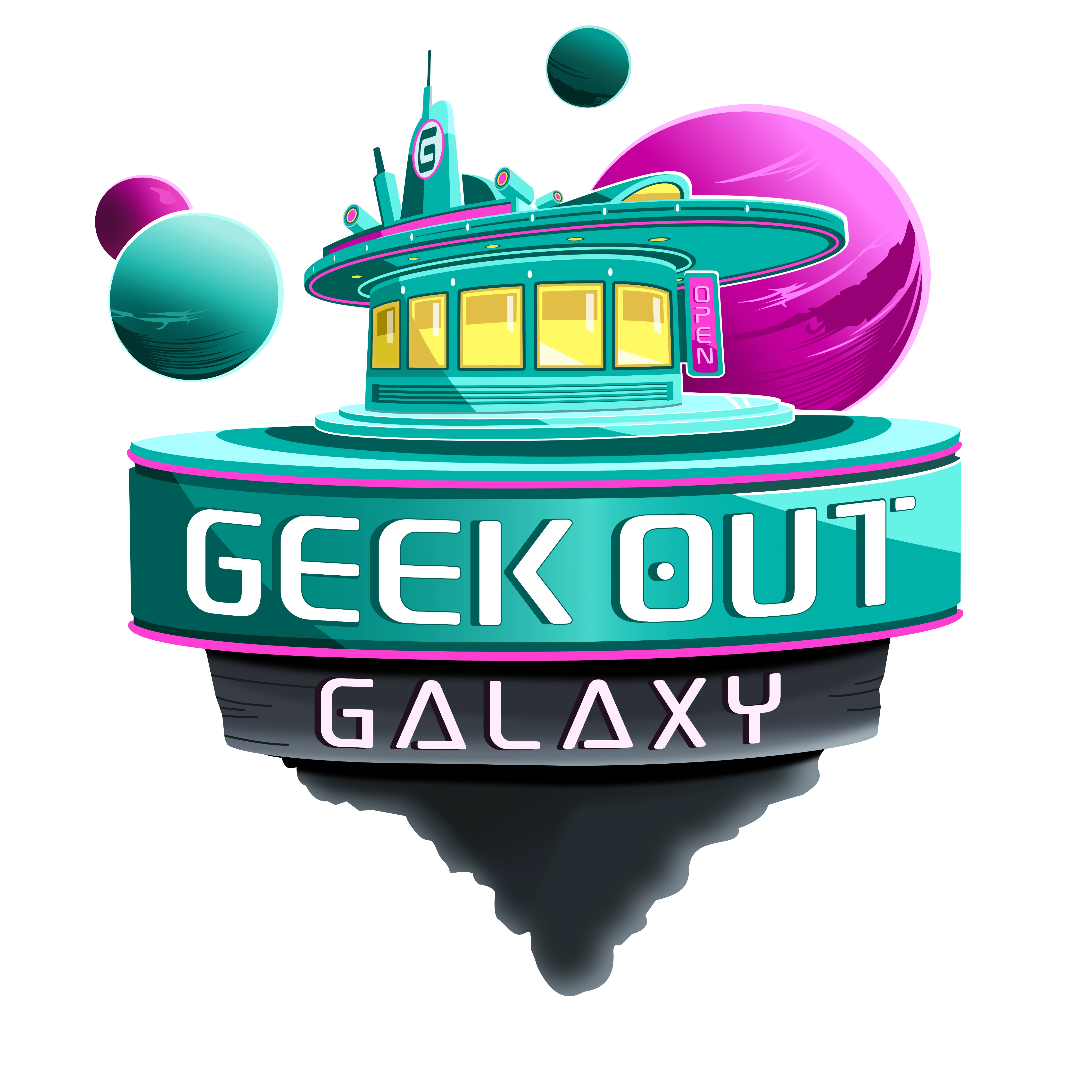 Logo for GEEK OUT GALAXY